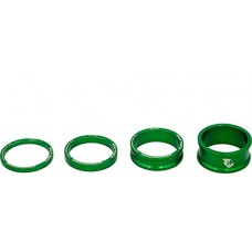Wolf Tooth Components Headset Spacer Kit 3  5 10  15mm  Green - B01DWRG5BA